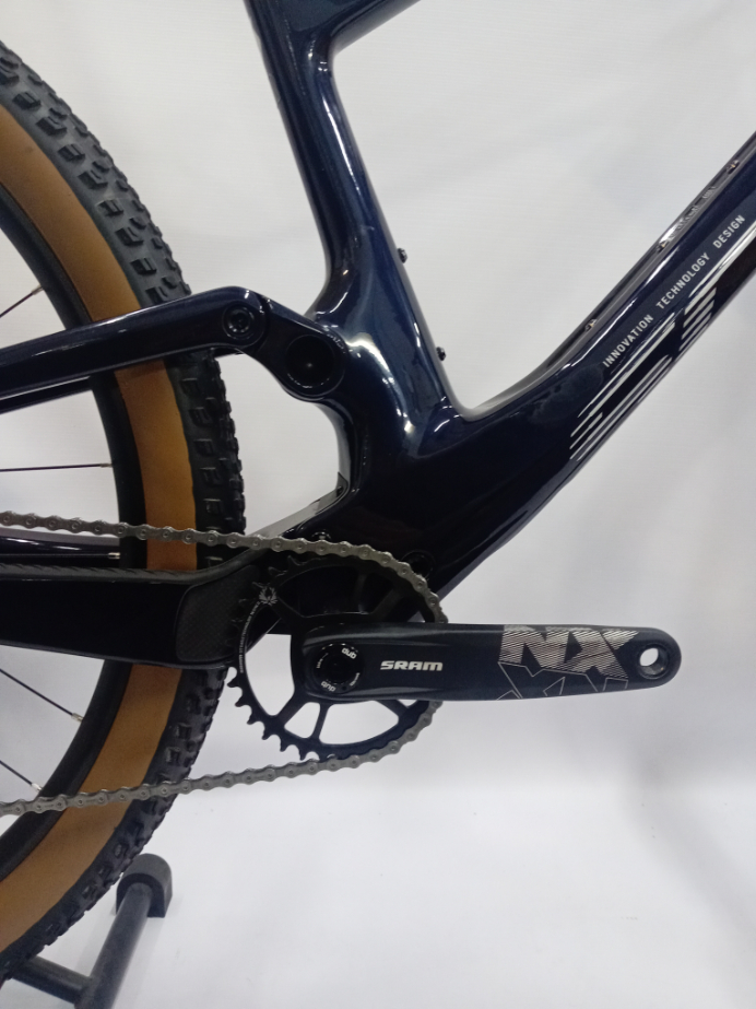 Pre-Owned Scott Spark Comp Carbon Dual Suspension Mountain Bike - Large