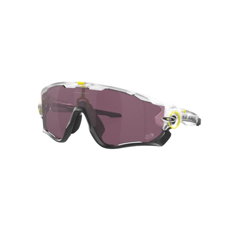 Oakley Jawbreaker Prizm Matte Clear 2022 Tour de France Sunglasses
