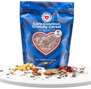P4W Carb Conscious Crunchy Muesli Sachet 350g - Cacao