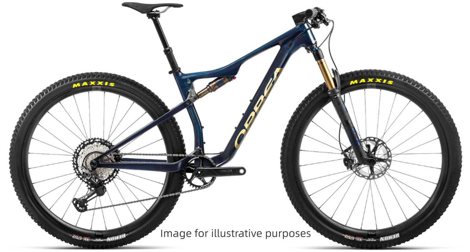 Demo 2022 Orbea Oiz M Team Dual Suspension Carbon Mountain Bike 29" BLUE/GO