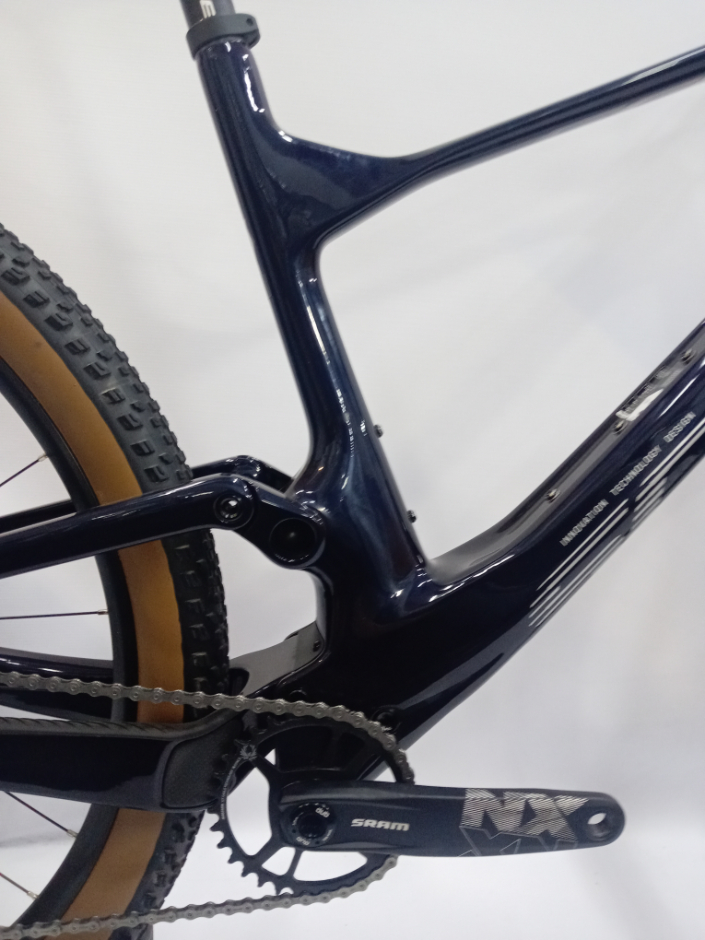 Pre-Owned Scott Spark Comp Carbon Dual Suspension Mountain Bike - Large