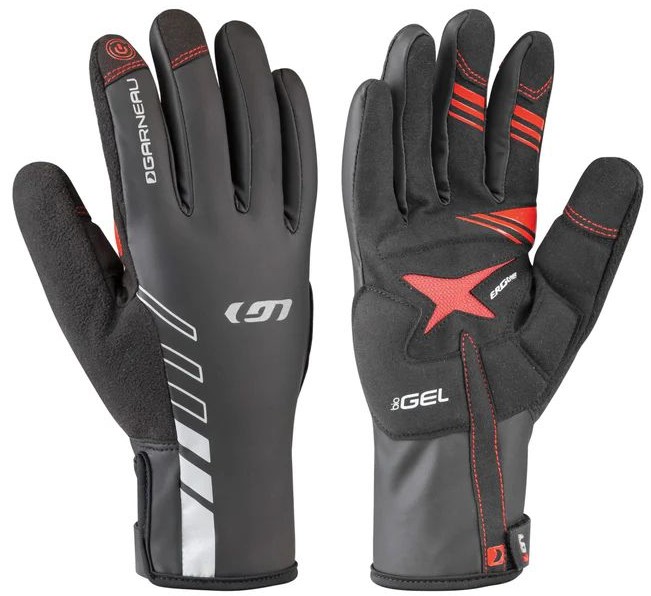 Louis Garneau Unisex Black Rafale 2 Winter Long Finger Gloves