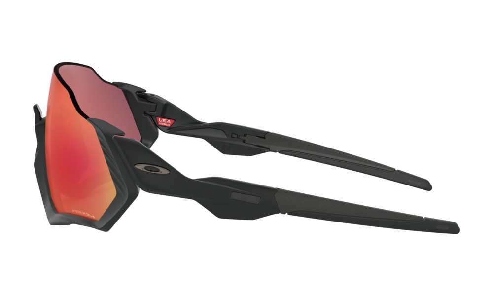 Oakley Flight Jacket Prizm Trail Torch Matte Black Sunglasses 