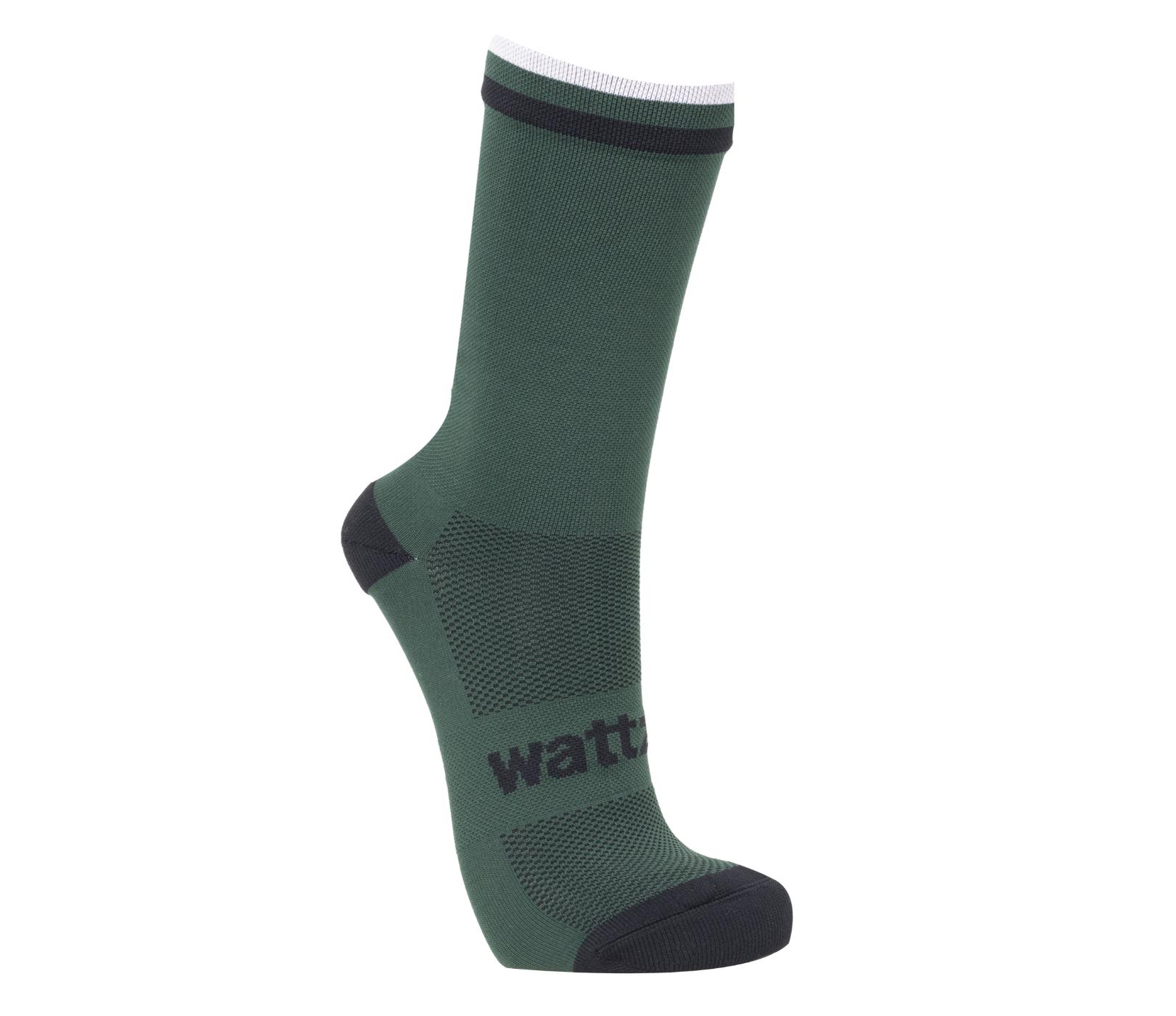 Wattz Knit Forest Green Men's Socks