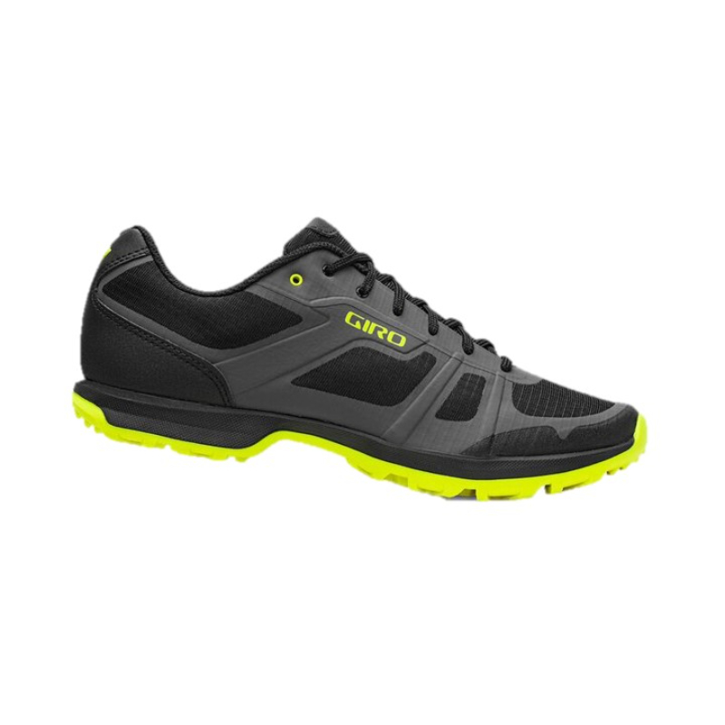 Giro Men's Black/Yellow Gauge Trail MTB Shoes