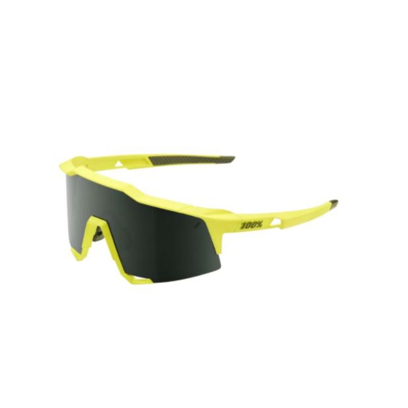 100% Speedcraft Banana Grey/Green Lens Sunglasses