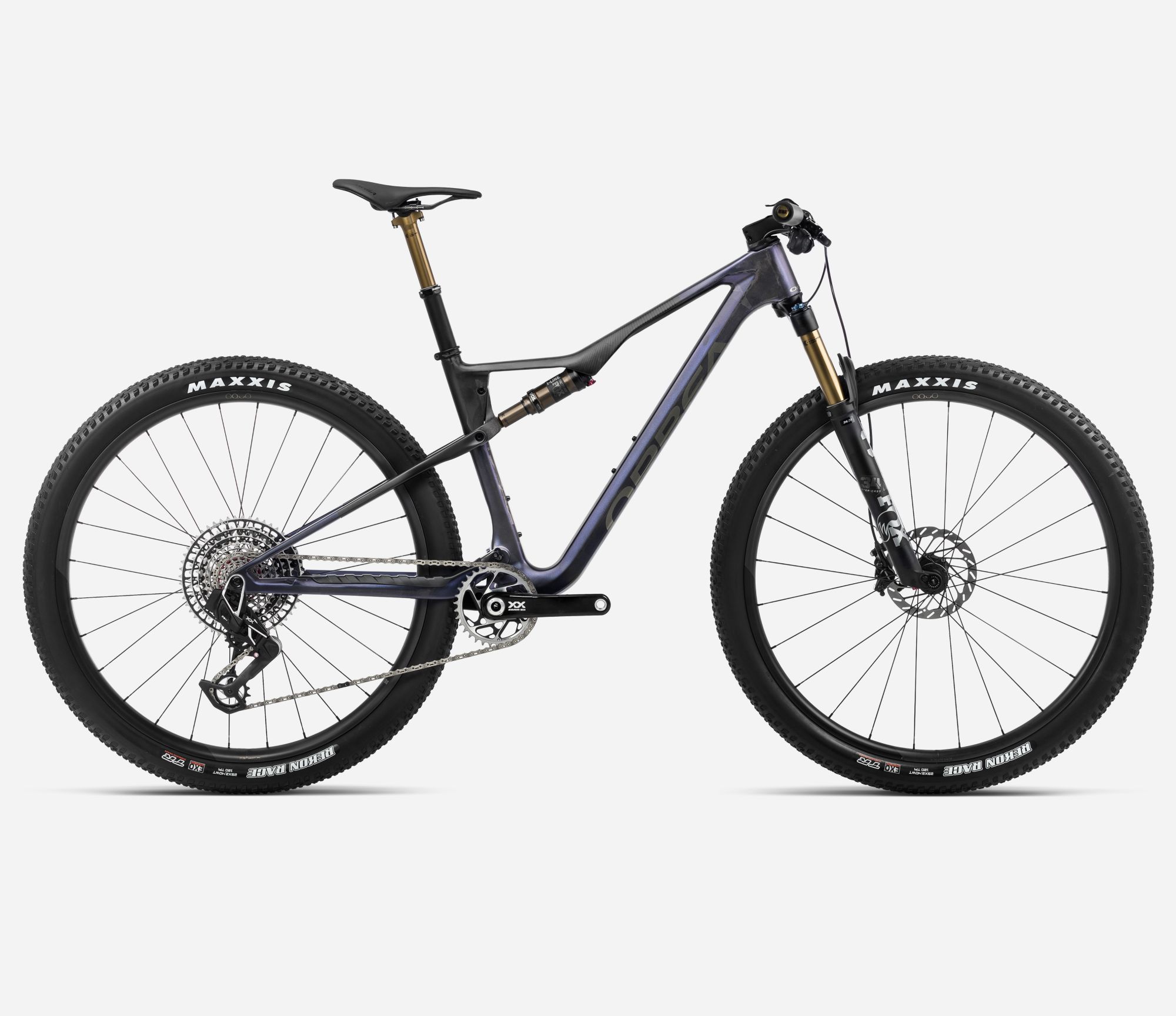 Demo Orbea Oiz M-LTD Dual Suspension Carbon Mountain Bike 29" BLU/RAW XL