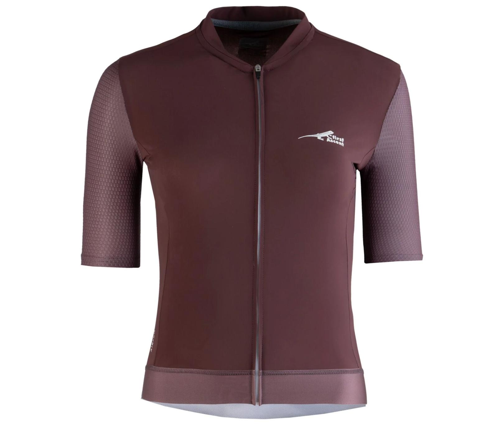 First Ascent Vent Ecuador Brown Ladies Short Sleeve Jersey