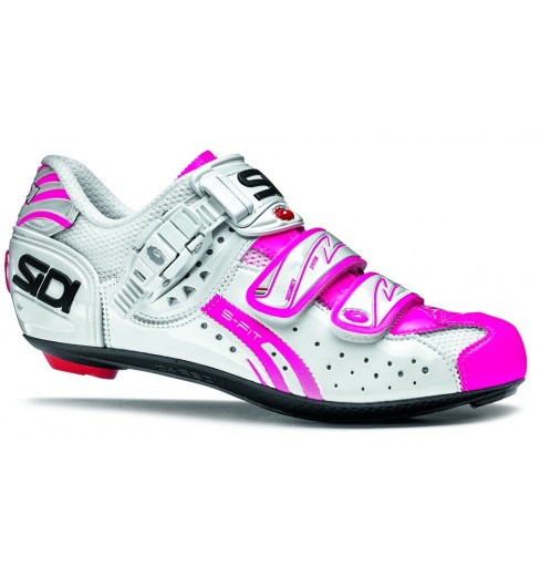 Sidi Ladies White/ Pink Fluo Genius 5 Road Shoe