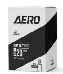Aero AV 20"x1.75-2.125 Junior Inner Tube 