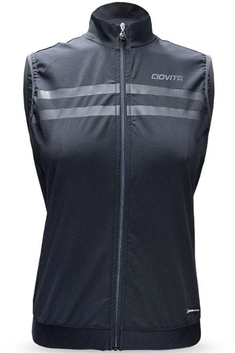 Ciovita Ladies Black Faro Reflective Gilet