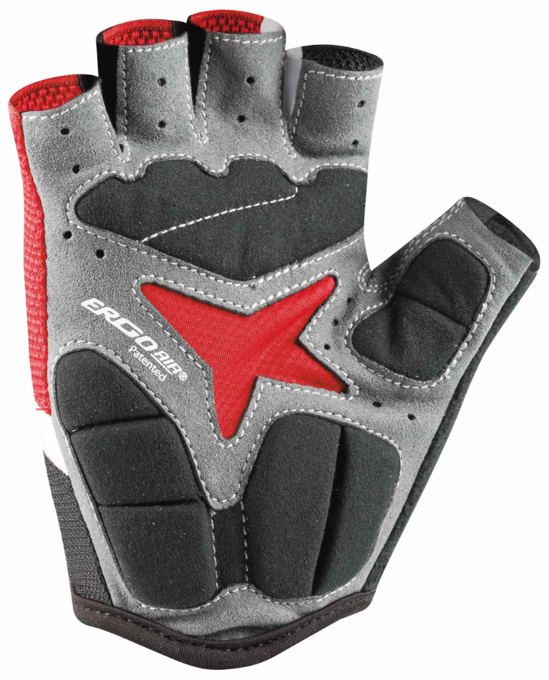 Louis Garneau Red and Black Biogel RX V2 Gloves