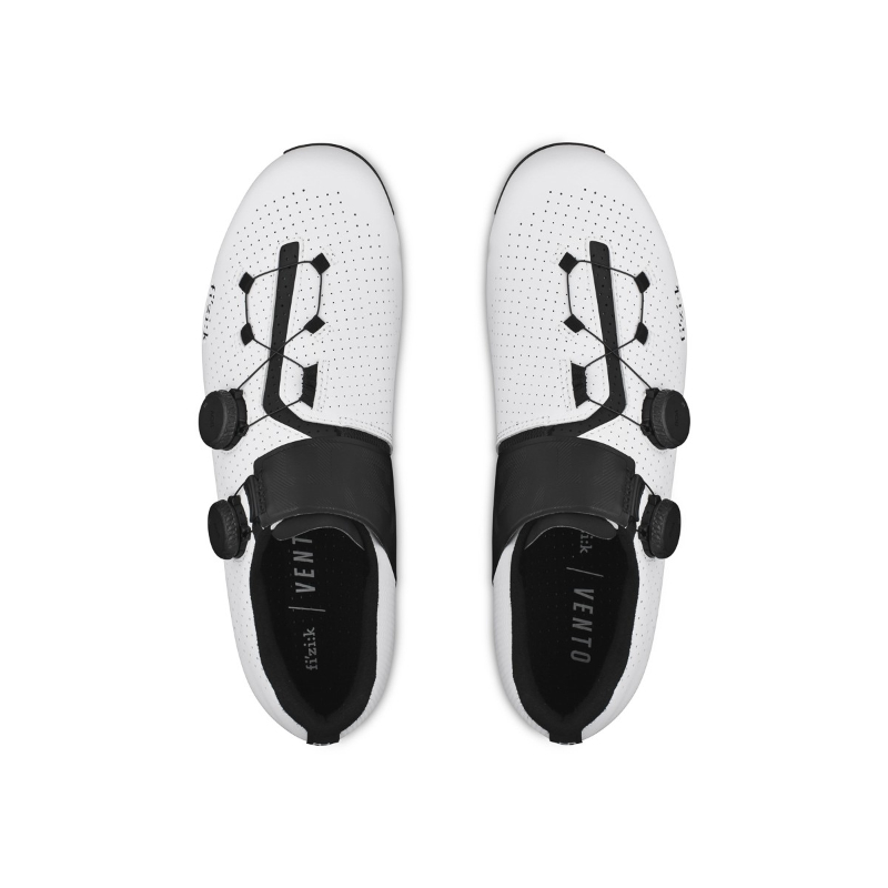 Fizik Unisex White/Black Vento Infinito Carbon Road Shoes