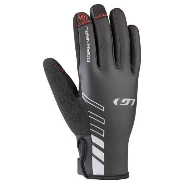 Louis Garneau Unisex Black Rafale 2 Winter Long Finger Gloves