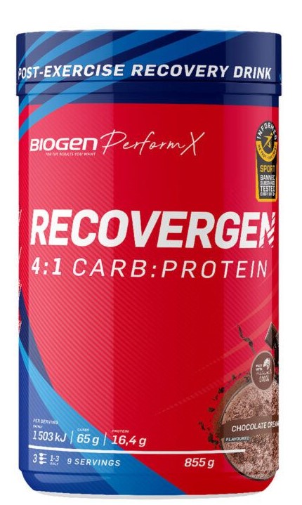 Biogen Recovergen 855g Tub - Chocolate 