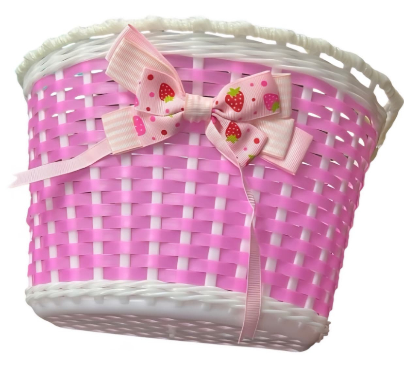 Bravvos Pink Front Basket 