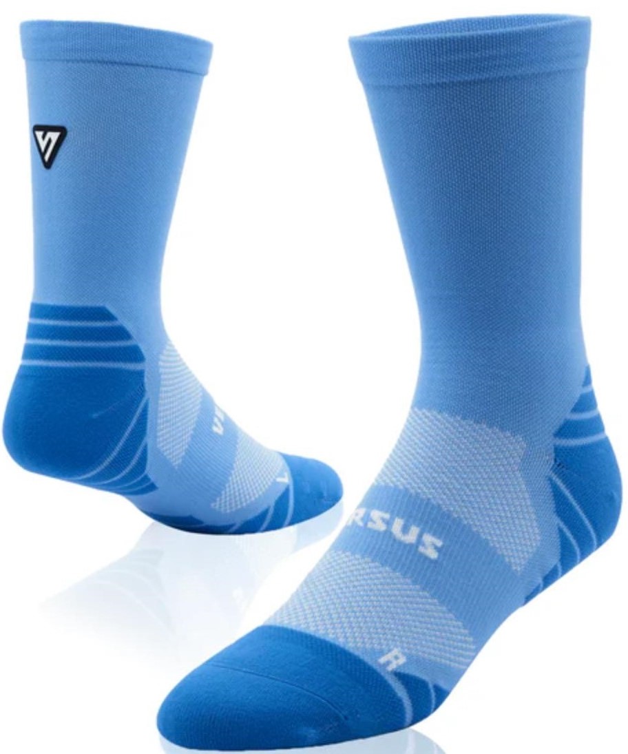 Versus Classic Blue Active Crew Tab Unisex Socks 