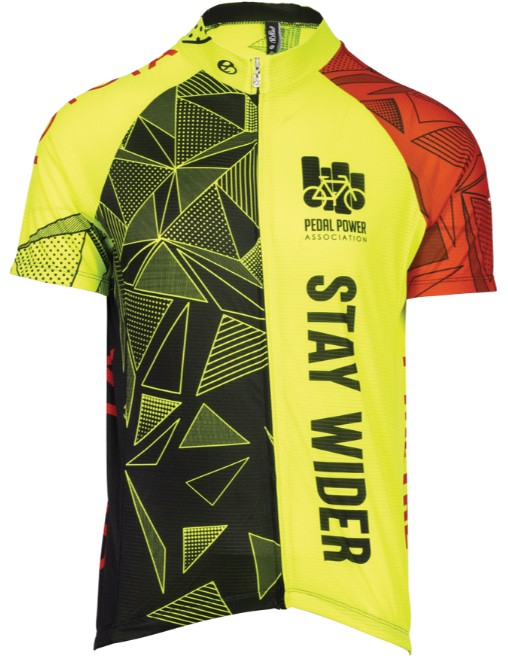 Stay Wider for the Rider Men's Short Sleeve Jersey 