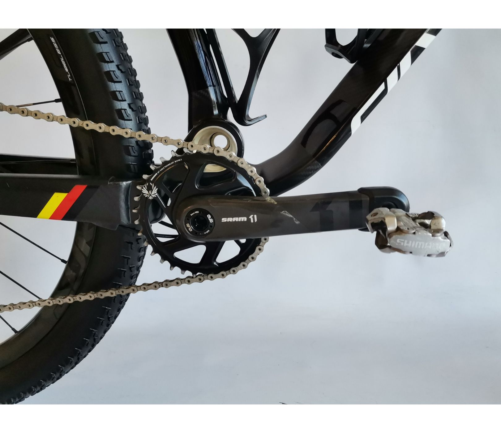Pre-Owned Silverback Stratos Carbon Dual Suspension Mountain Bike - L