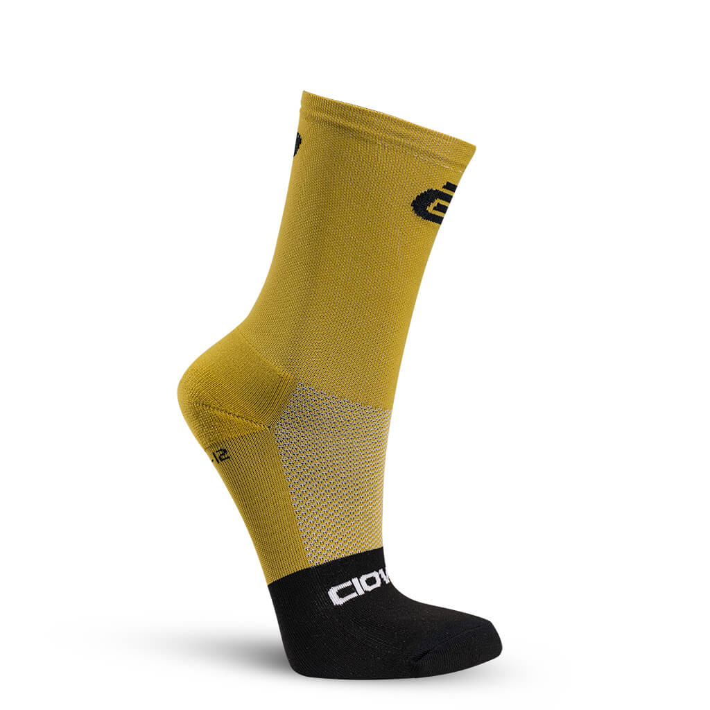 Ciovita High Top Men's Socks  Mustard