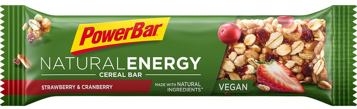 Powerbar Natural Energy Cereal Bar Strawberry and Cranberry