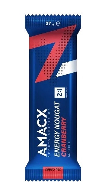 Amacx Energy Nougat Cranberry 37g  Bar