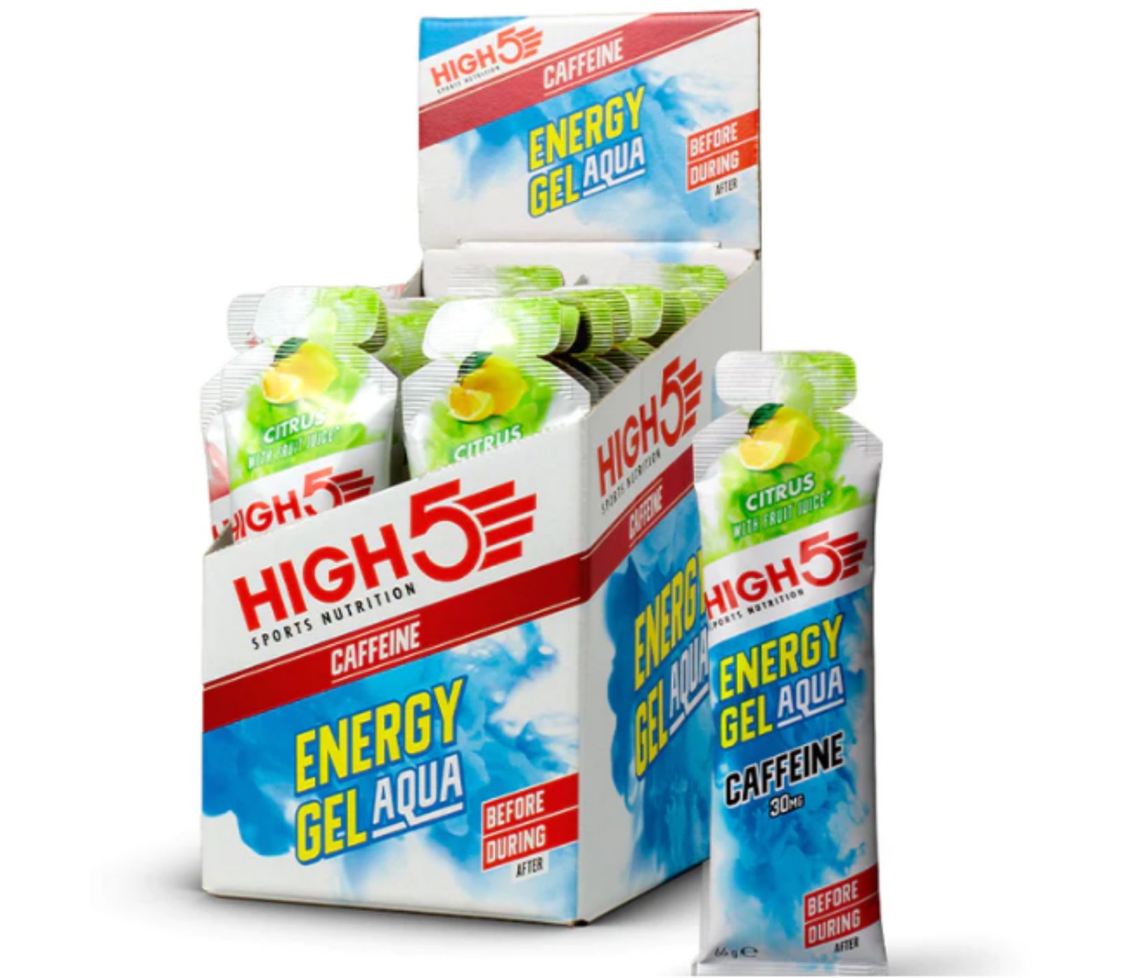 High5 Energy Aqua Caffeine Gel 66G - Citrus 