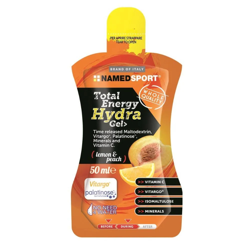 NamedSport Total Energy Hydra 50ml Gel - Lemon and Peach