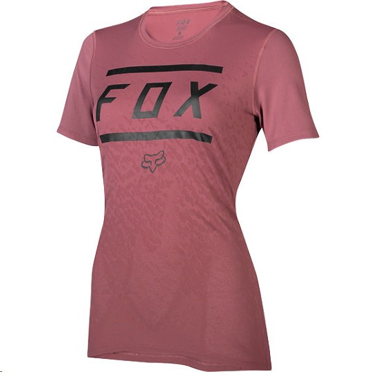 Fox Ladies Dusty Pink Ripley Short Sleeve Jersey