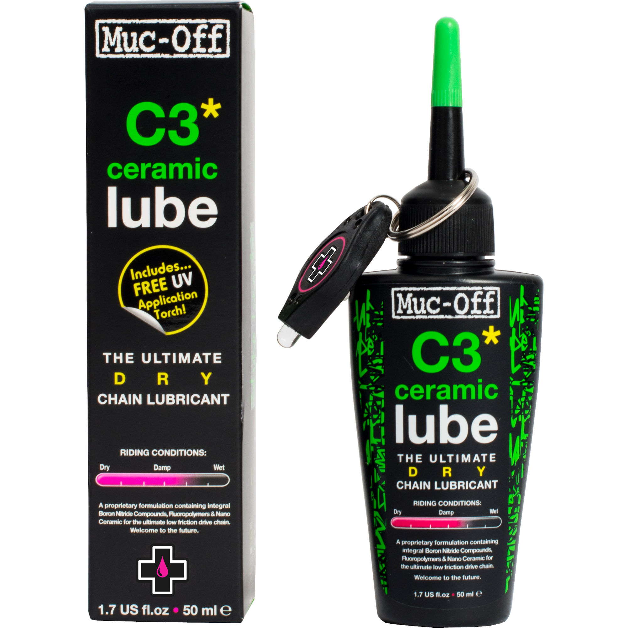 Muc-Off C3 Dry Weather Ceramic Chain Lube 50ml