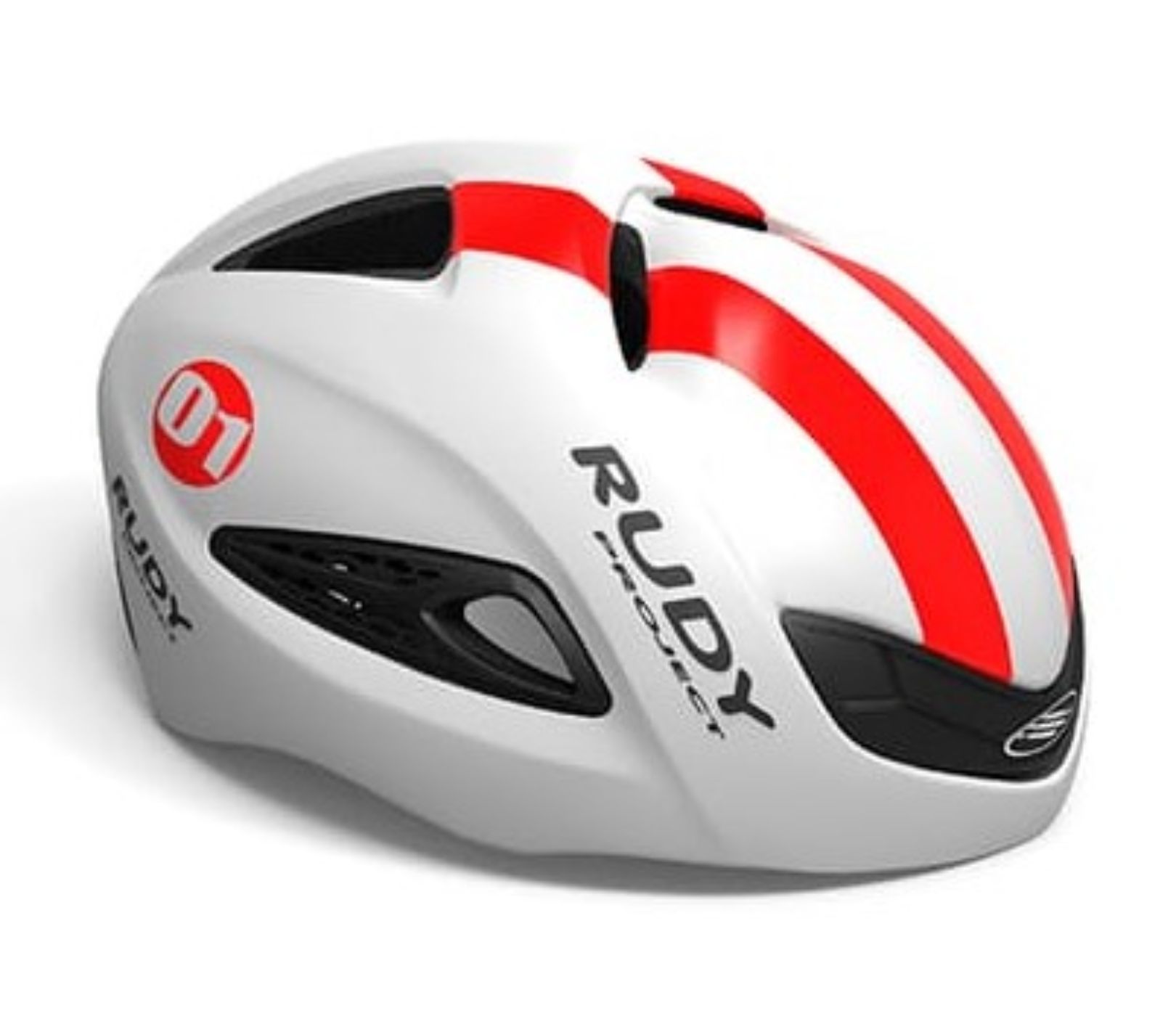 Rudy Project Boost With Visor Shiny White/Orange Road Helmet