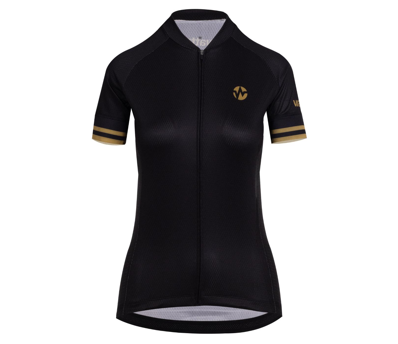 Wattz Core Black and Gold Ladies Jersey 