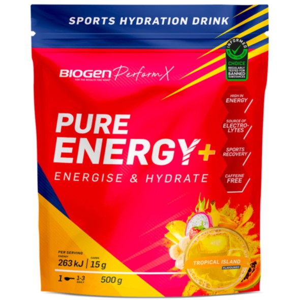 Biogen Pure Energy Tropical Island 500g Tub