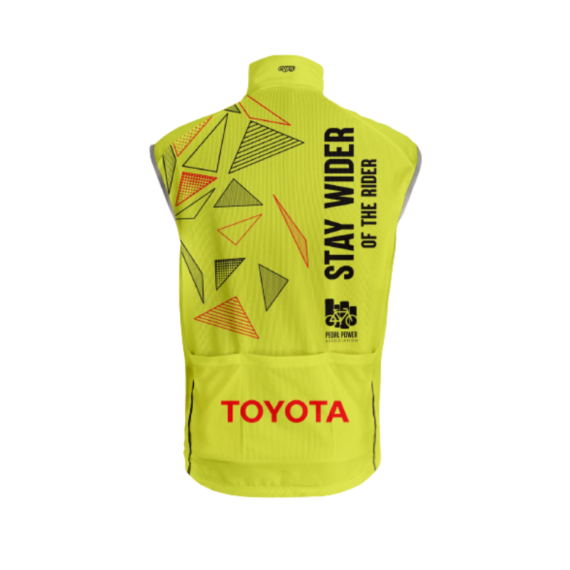 Stay Wider Mens Yellow and Black Gilet