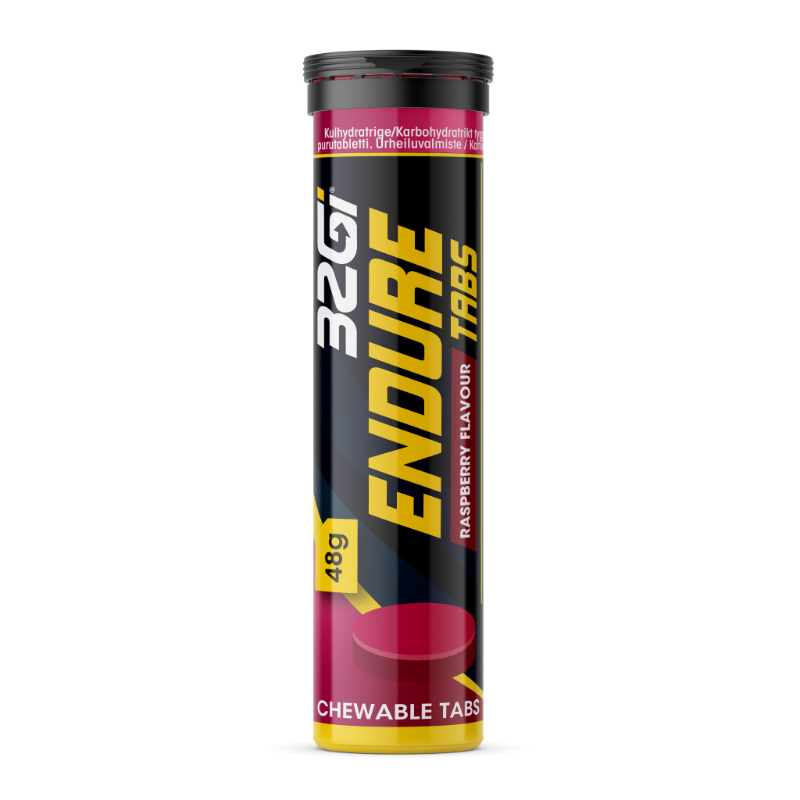 32Gi Endure Chewable 50g Tabs - Raspberry 