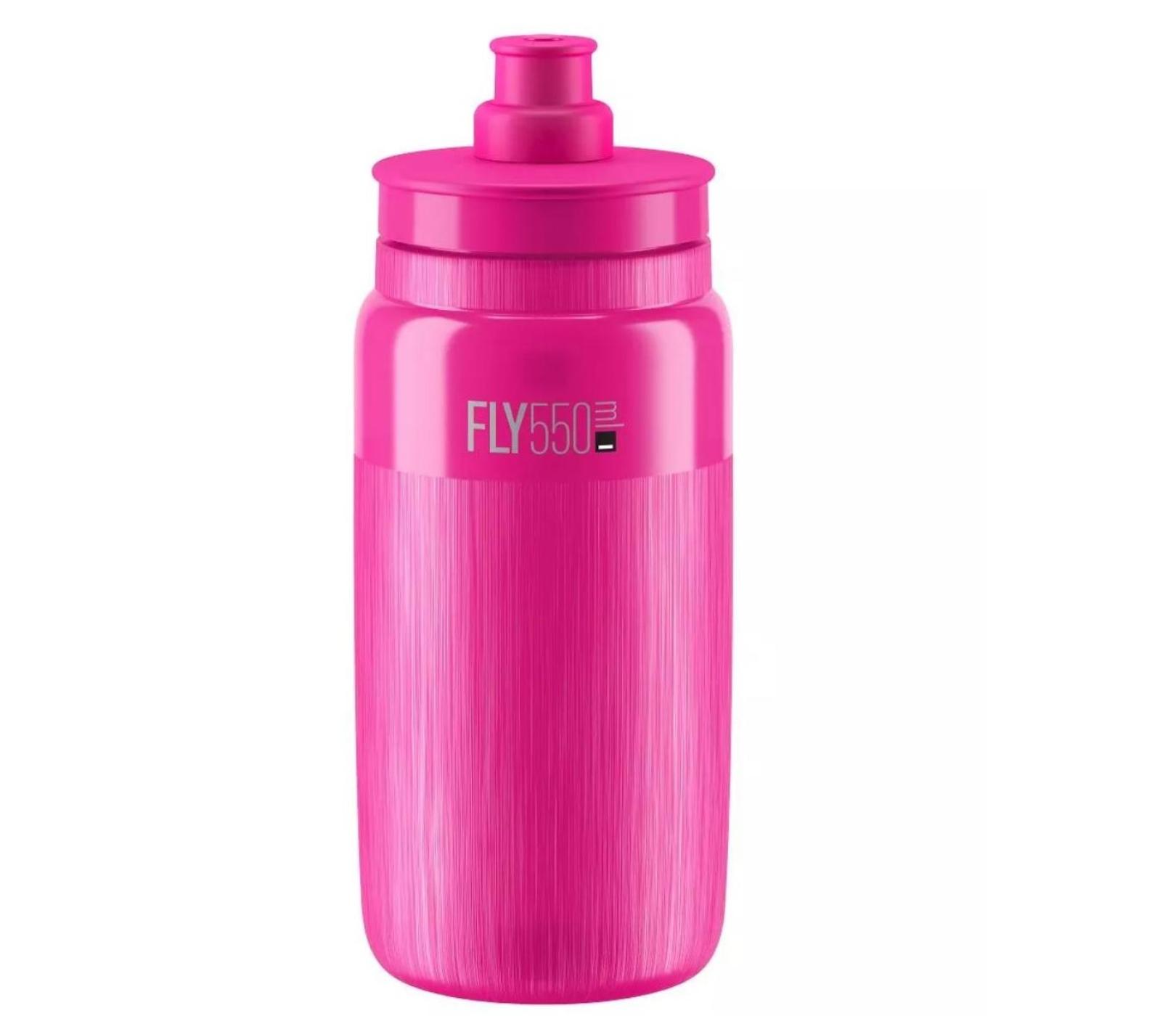 Elite Fly Tex Pink Flou 550ml Water Bottle 
