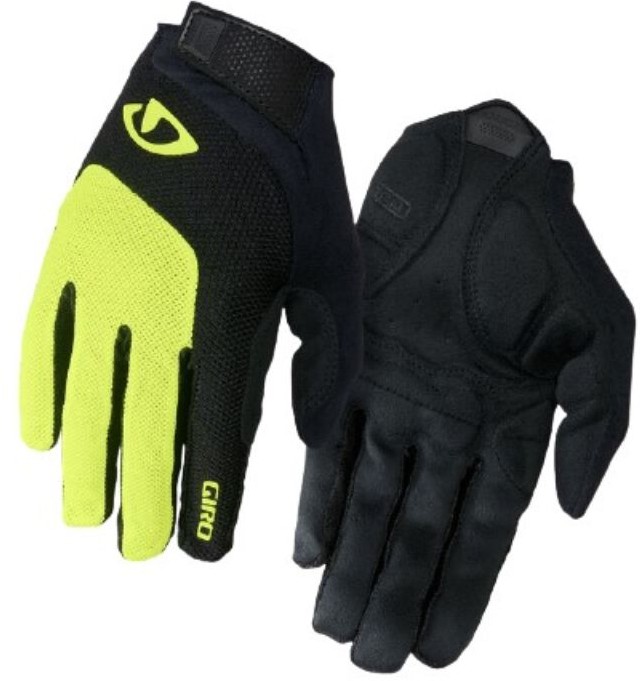 Giro Bravo Gel Black Yellow Long Finger Glove 