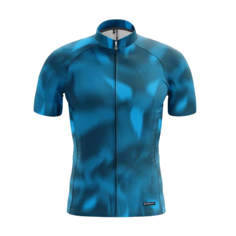 Ciovita Mens Blue Catalyst Supremo Sports Fit Short Sleeve Jersey