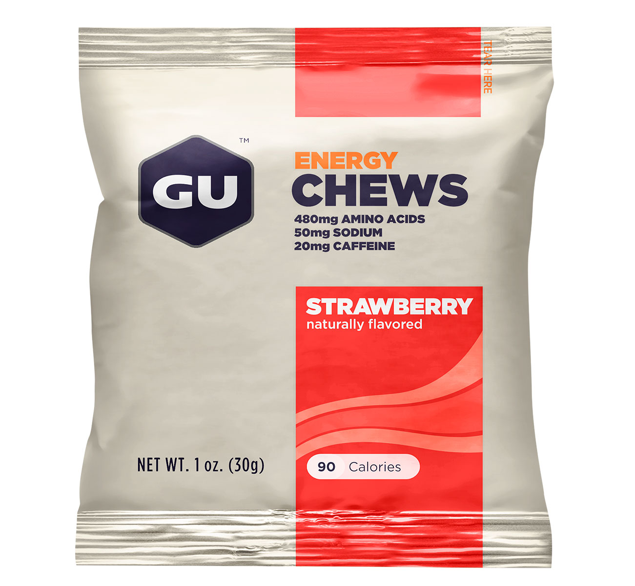 GU Strawberry Double Serve Chews