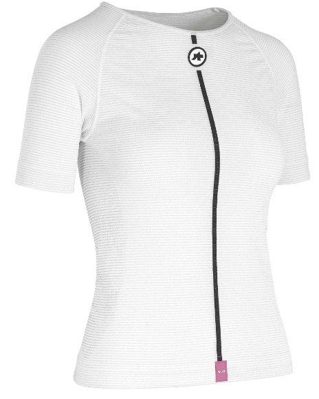 Assos Ladies White Summer Skin Layer Short Sleeve Base Layer