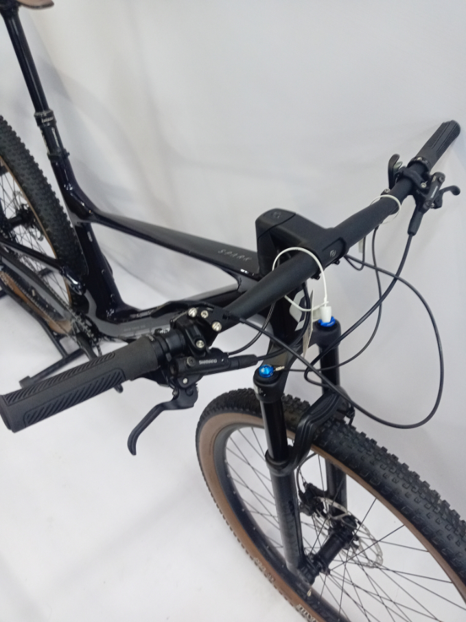 Pre-Owned Scott Spark Comp Carbon Dual Suspension Mountain Bike - Large