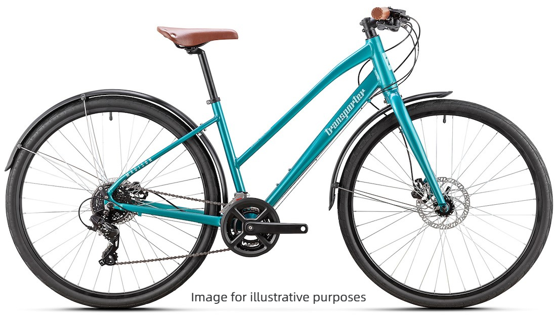 Demo Titan Madison Transporter Ladies Aluminium Commuter Road Bike29" BLUE 