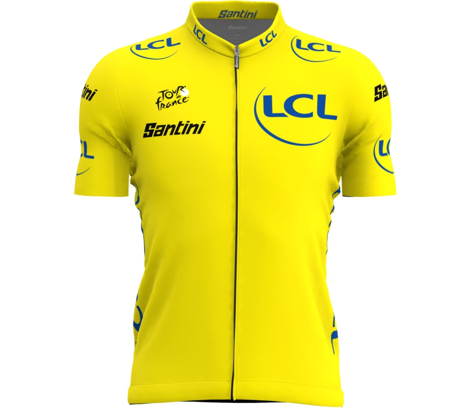 Santini Men's Tour de France Leader Yellow Jersey 