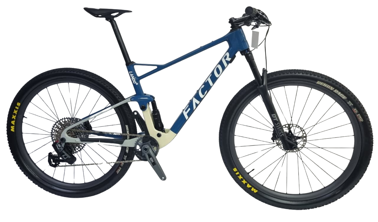 Factor Lando XC Carbon Dual Suspension Mountain Bike - Large
