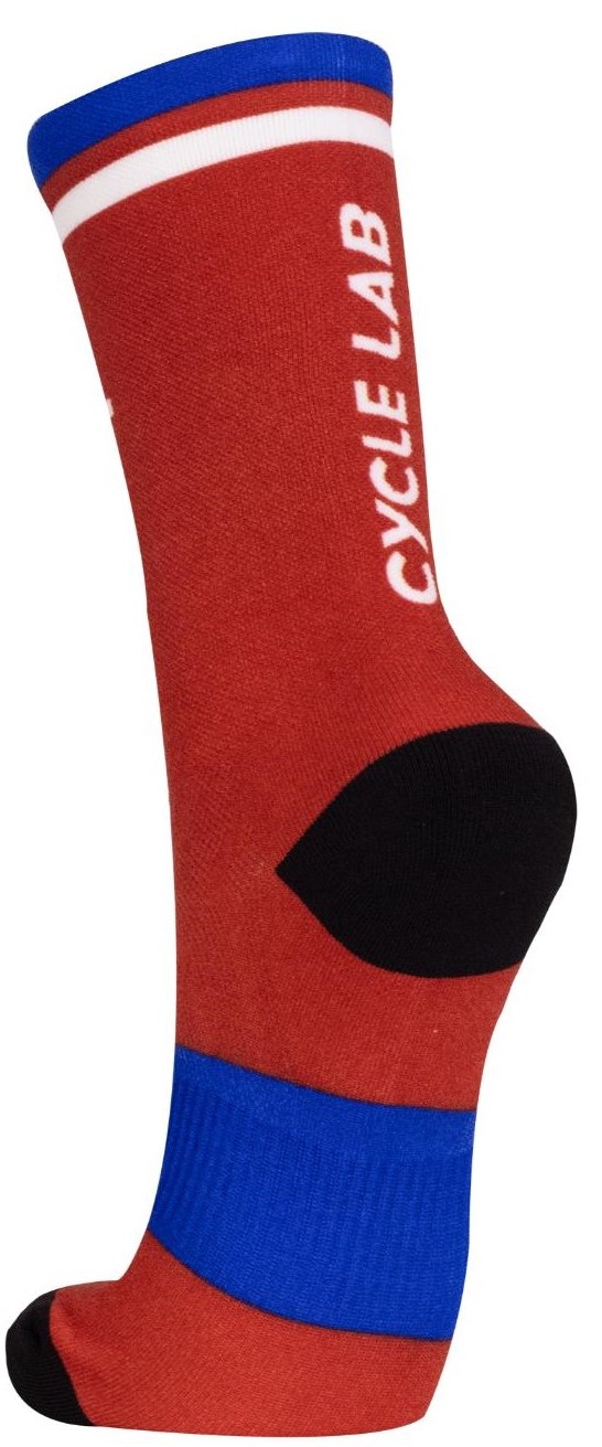 Cycle Lab Printed Red Unisex Socks 