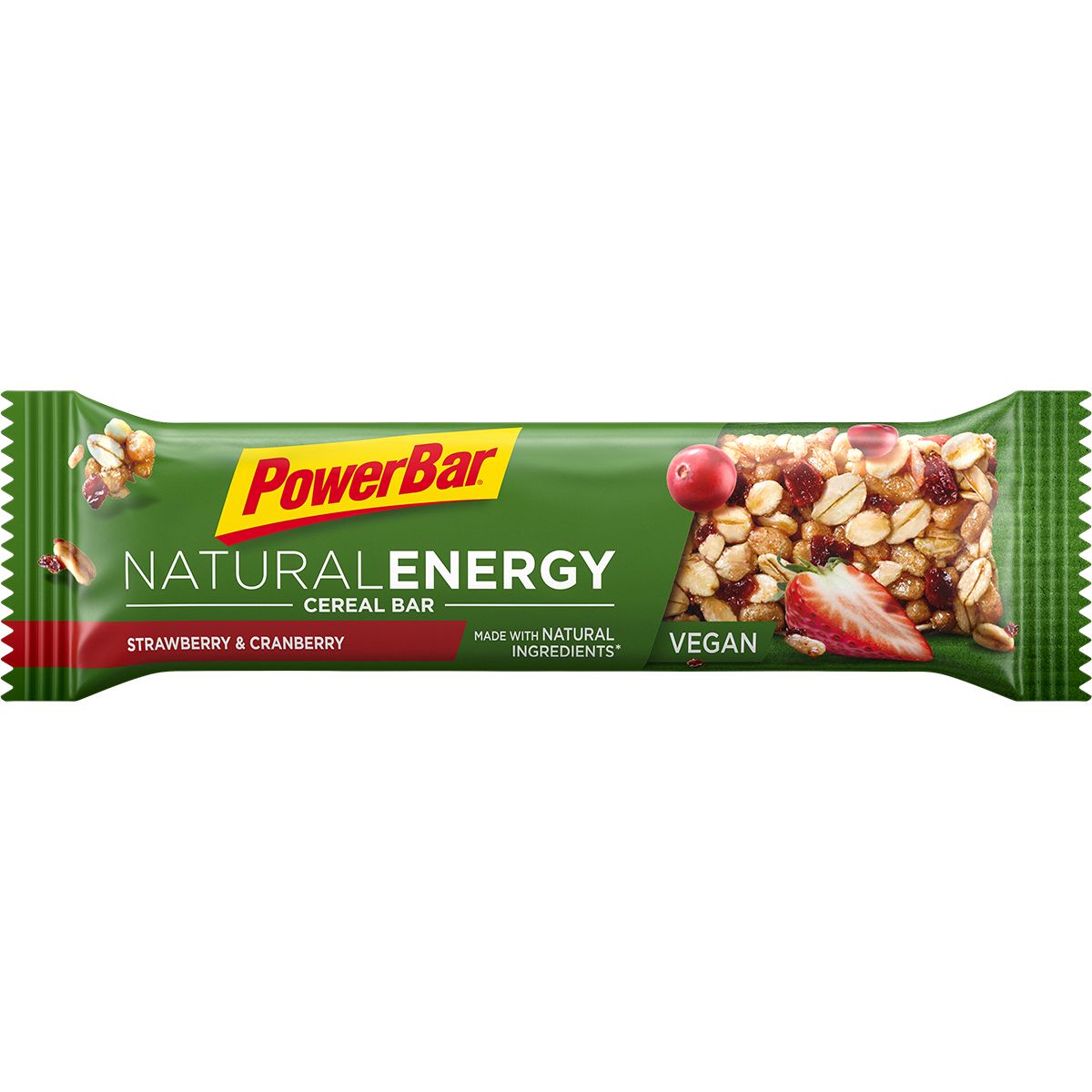 Powerbar Natural Energy Cereal Bar Strawberry and Cranberry