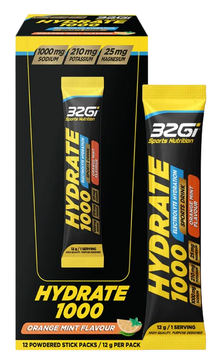 32GI Hydrate 1000 Pack of 12 Sachets