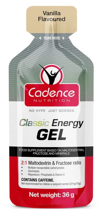 Cadence Classic Energy 36g Gel - Vanilla 