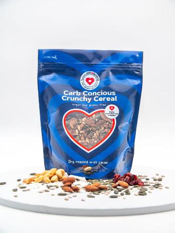 P4W Carb Conscious Crunchy Muesli Sachet 350g  Cacao