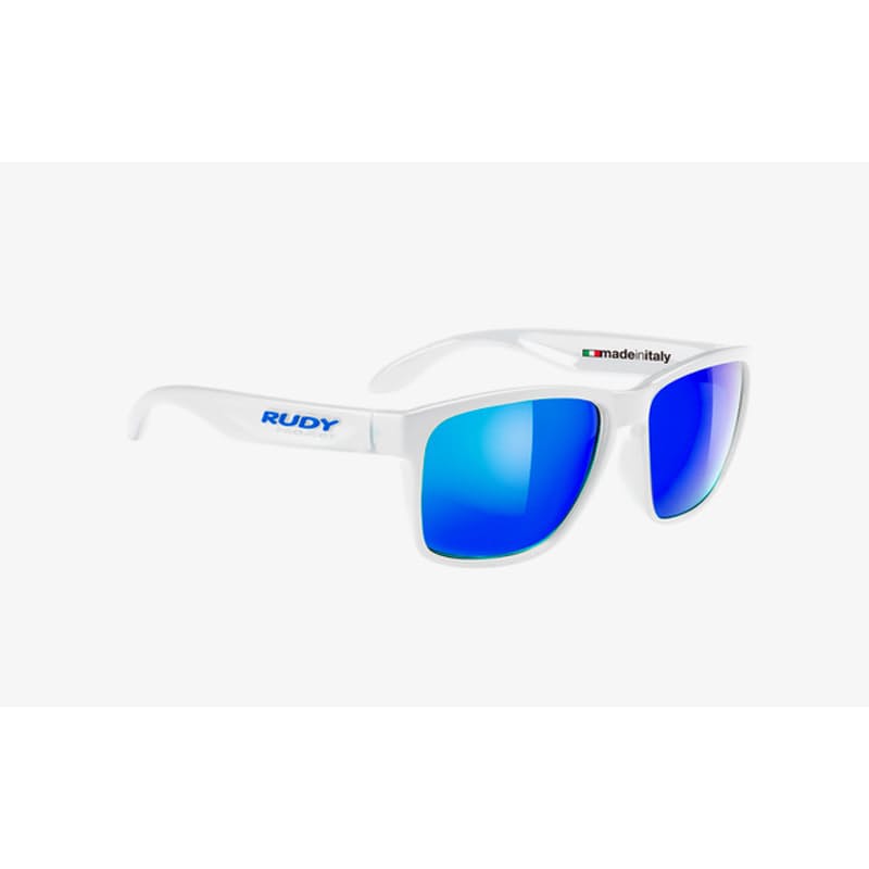 Rudy Project White Gloss/ MLS Blue Spinhawk Fashion Sunglasses